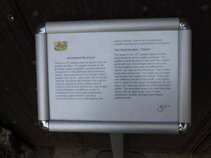 19 Pentagonal Tower Sign